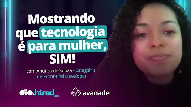 Thumbnail depoimento do(a) Andréa de Souza 